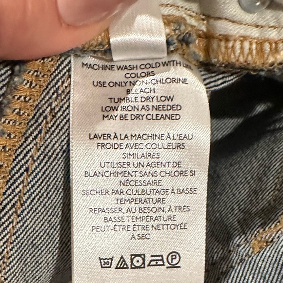 ANTHROPOLOGIE Pilcro Letterpress Chic Denim Blue Stretch Women's Jeans 25 - Picture 9 of 13